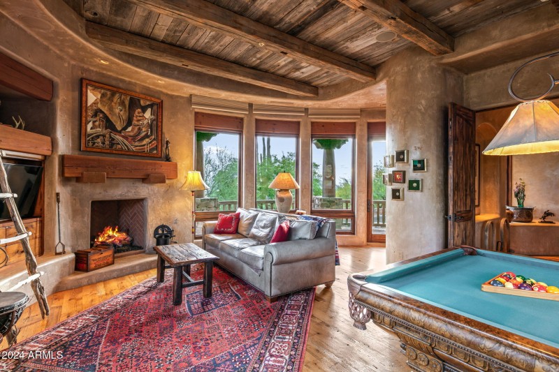 Game Room Fireplace