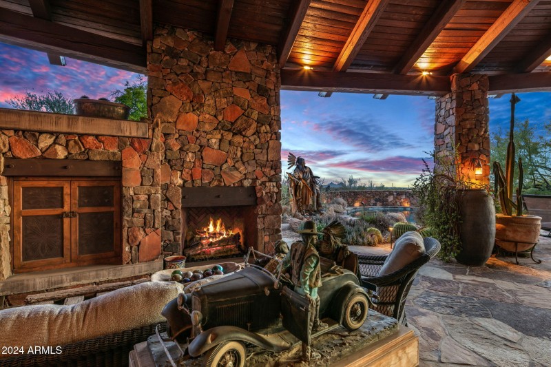 Outdoor Fireplace