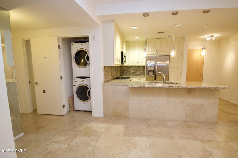 kitchen and laundry