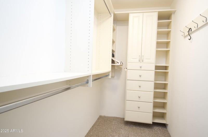 Primary closet