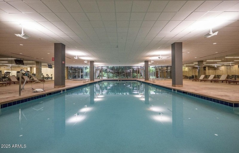 indoor lap pool