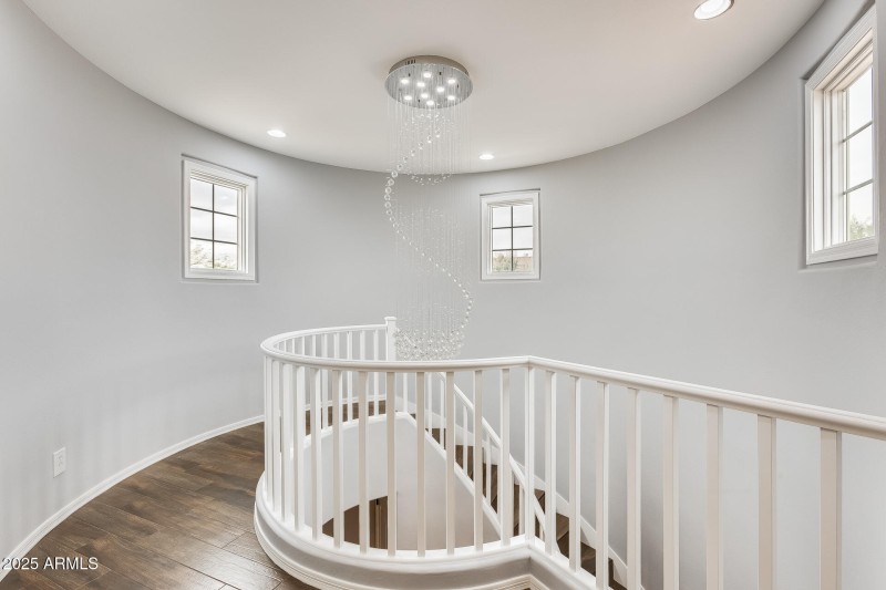Spiral Tundra Wood Staircase