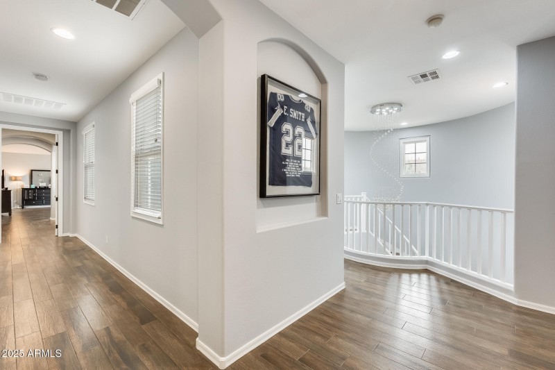 Wide Hallway Entrance to Master