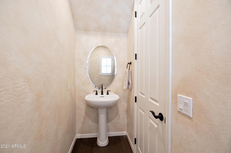 Downstairs half bath