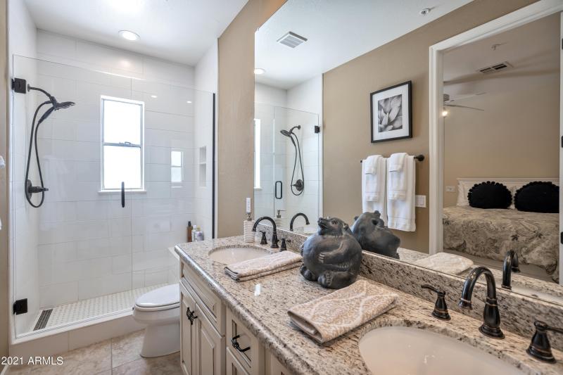 Upstairs bathroom jack and jill