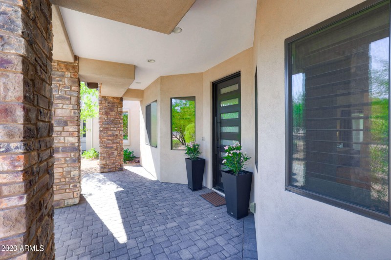 front courtyard