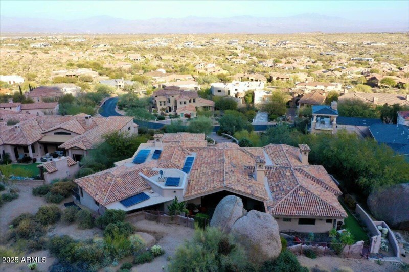 Aerial Exterior Back