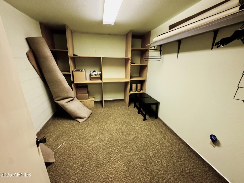 HOBBY ROOM OR STORAGE IN BASEMENT