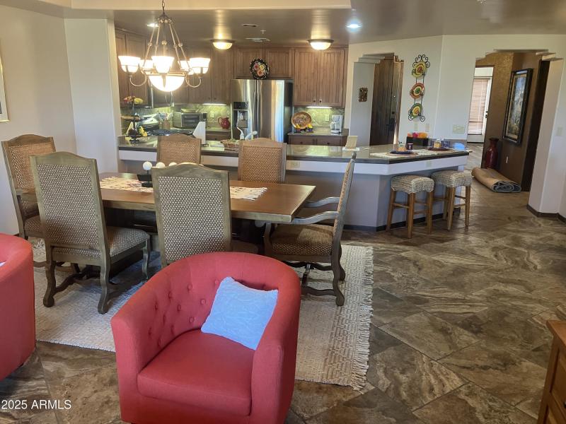 from Living Area to Kitchen