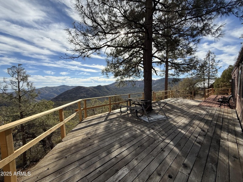 Wrap around deck