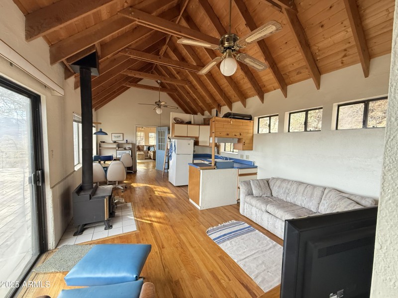 Family room into living room