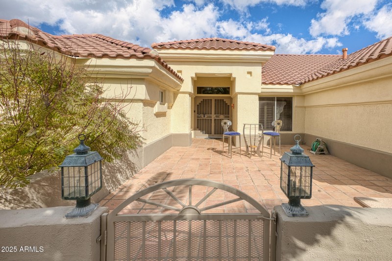 Front Courtyard patio