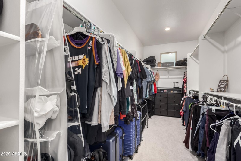 Primary closet