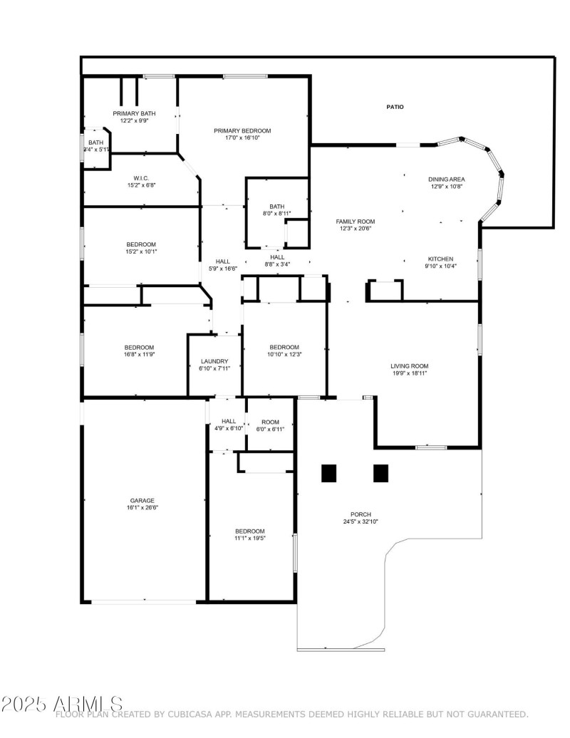 MW Floorplan with Dimensions