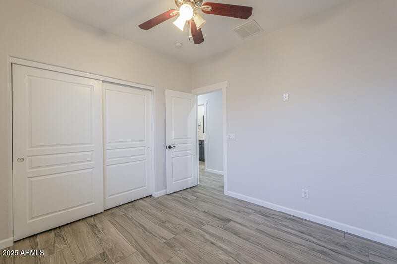 2nd BR facing entry & closet