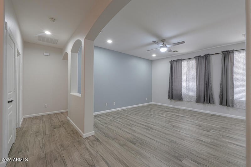 Hall & formal living rm