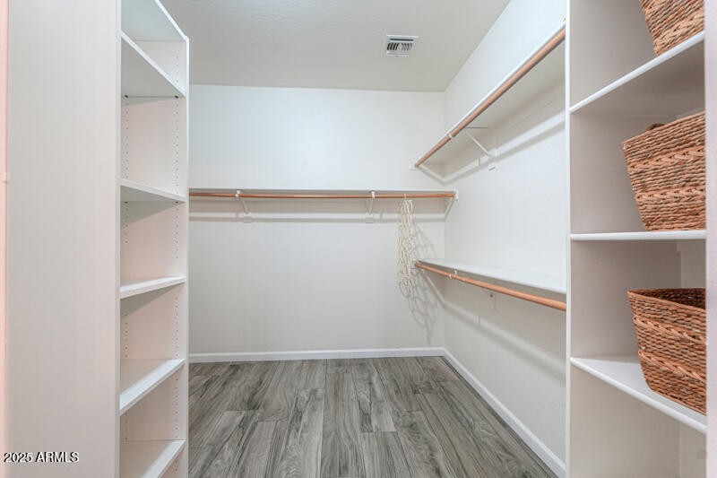 Large walk in closet