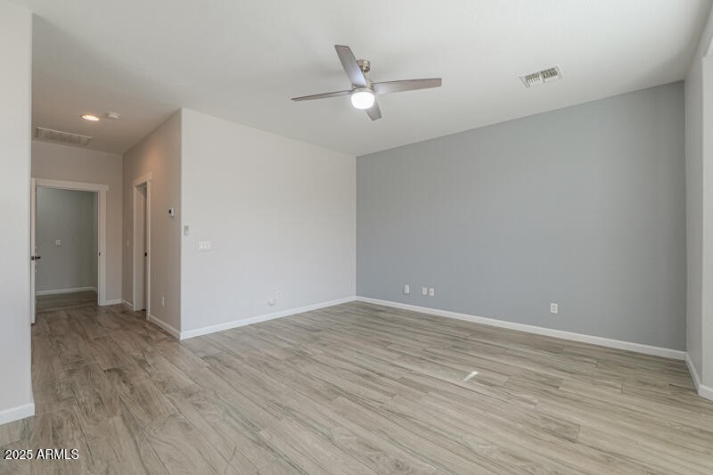 Primary suite facing entrance