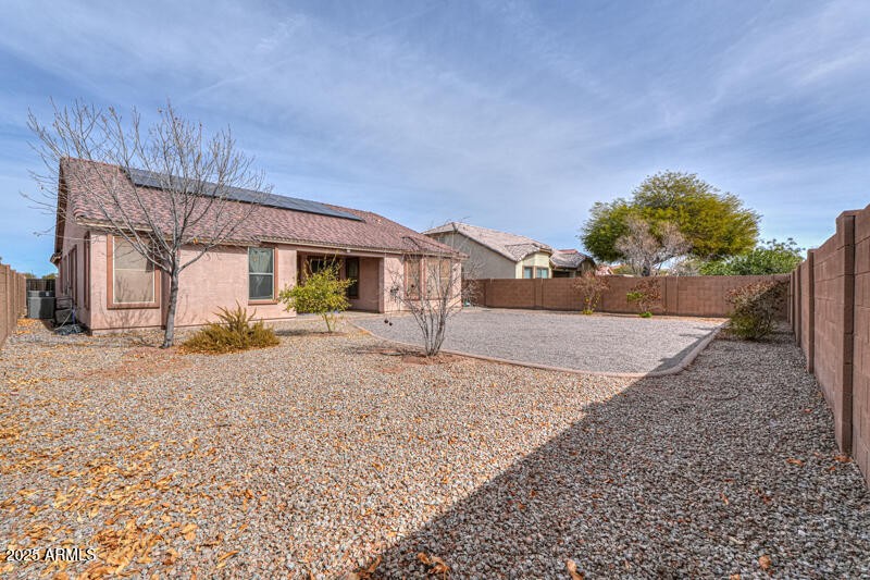 Rear of home