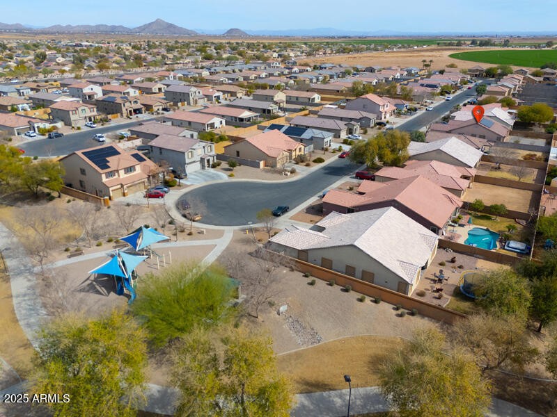 Aerial from park facing NE