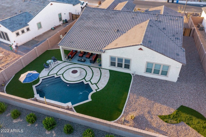 Aerial Backyard
