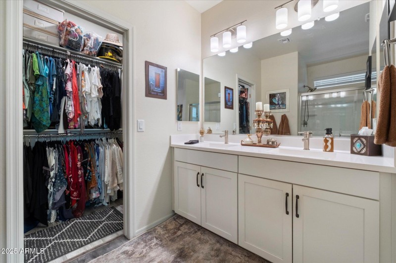 Primary Suite has remodeled closet