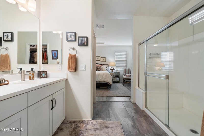 Primary Suite has remodeled closet