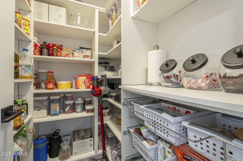 Walk in kitchen pantry