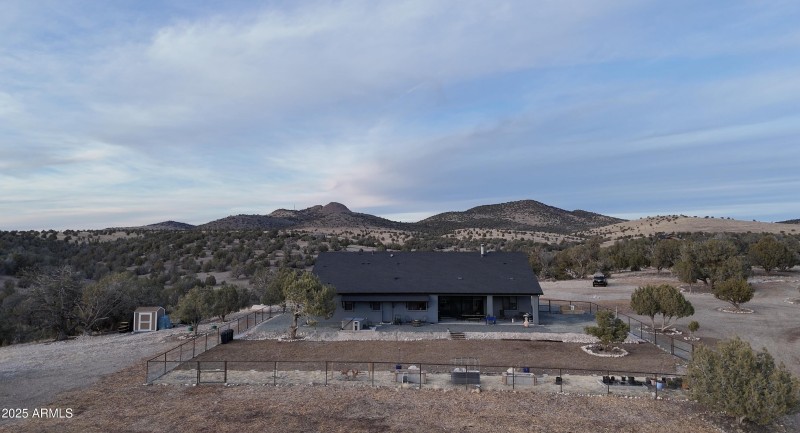 Panoramic view facing north