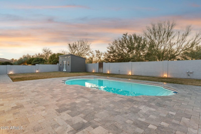 Travertine Patio