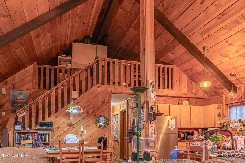 Loft-Cabin interior