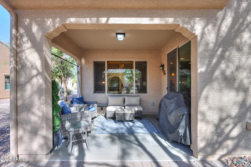 Covered patio