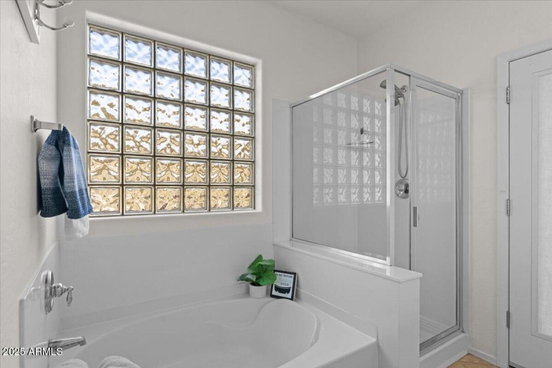 Separate Tub & Shower