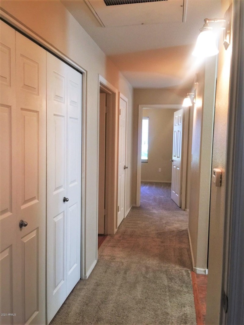 Hallway view from Master Bdrm