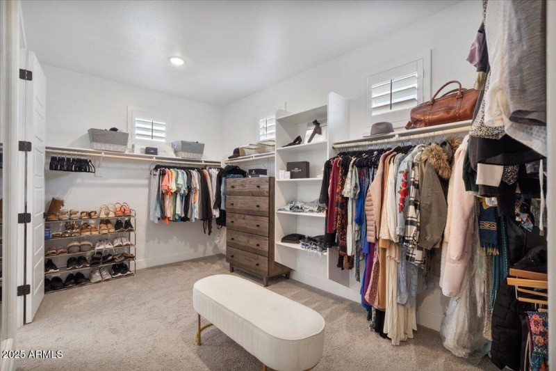 Large Primary Walk-in closet