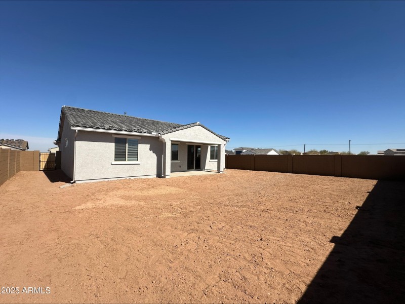 Lot 47 backyard