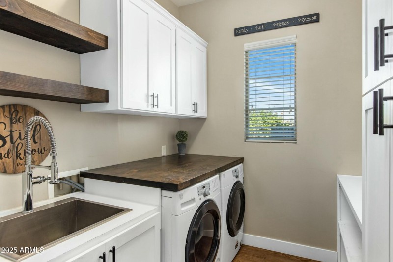 Bright Laundry Room