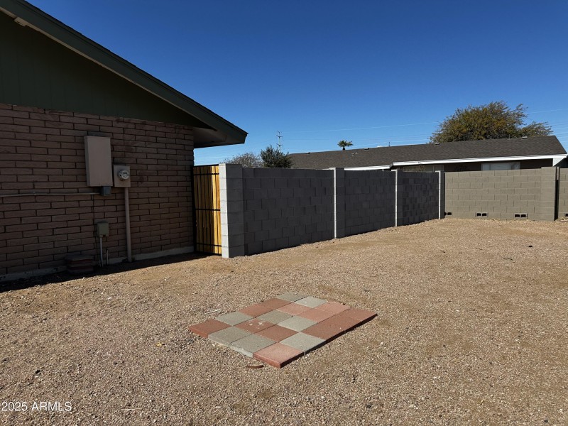 Fenced Yard