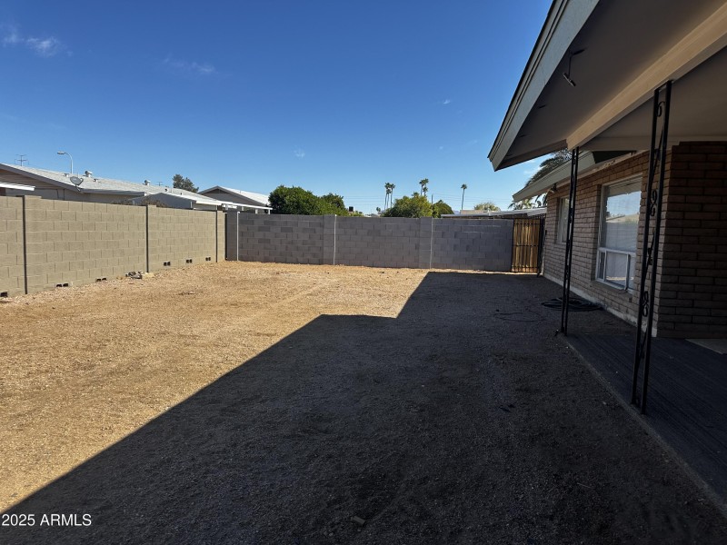 Fenced Yard