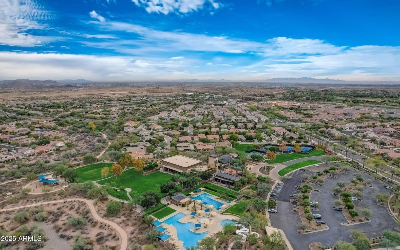 Vistancia Aerial pool aerial