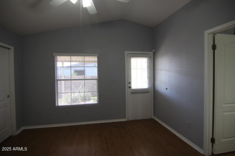 Primary Bdrm With Access to Back Yard