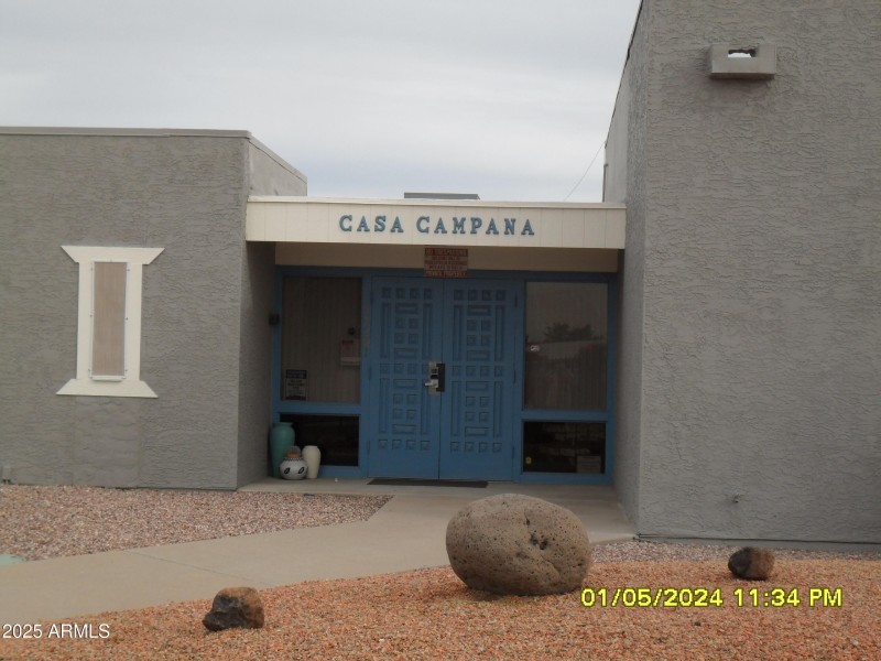 Main Entrance to Clubhouse