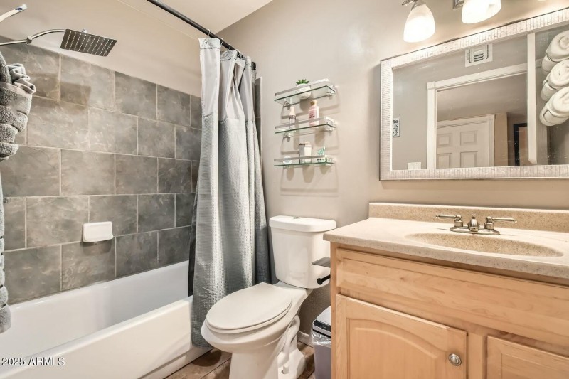 Hallway bathroom