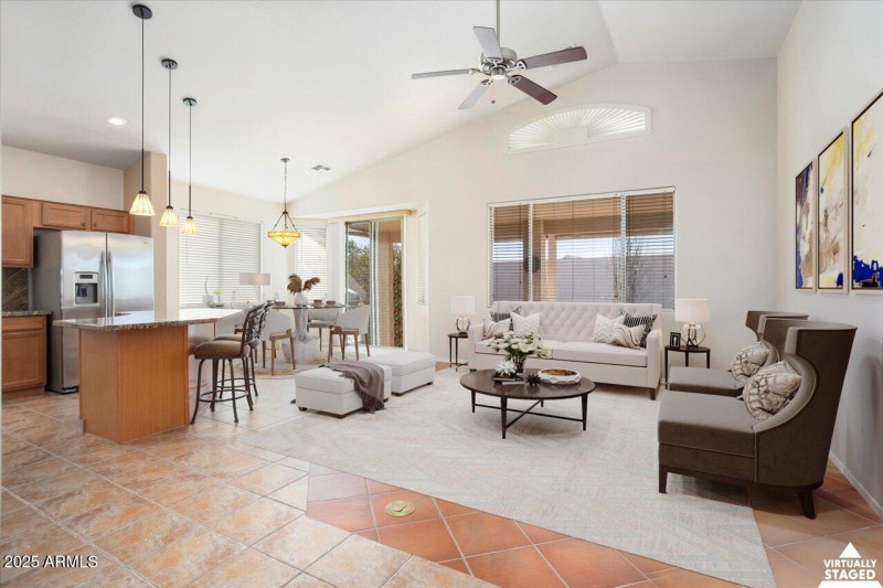 Staged Great Room!