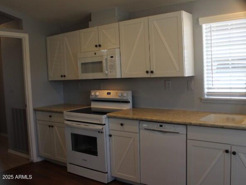 White cabinets