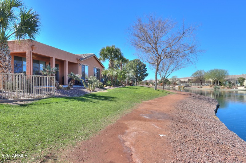AND WALKING PATH
