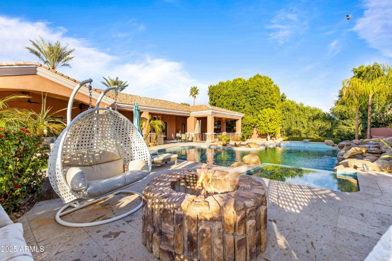 Relaxing by the Pool