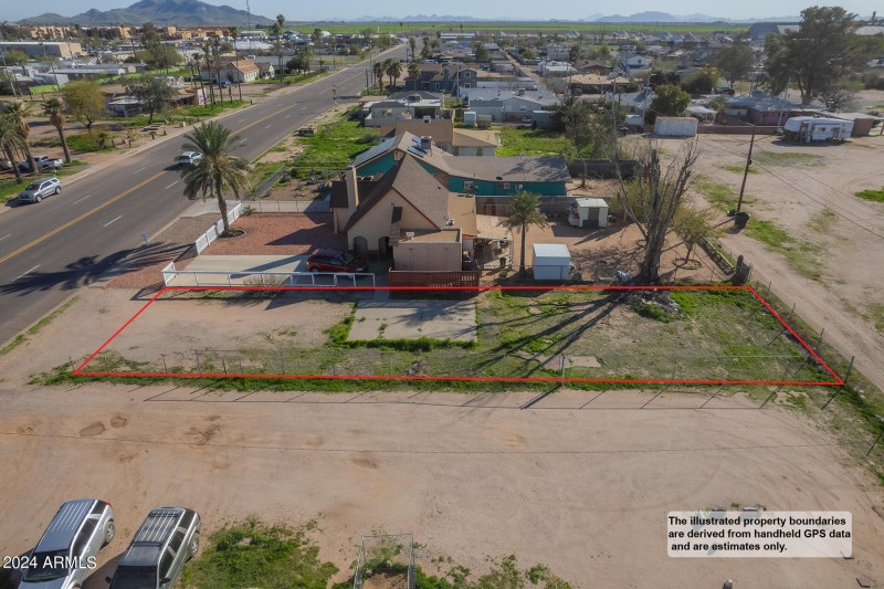 Aerial to South