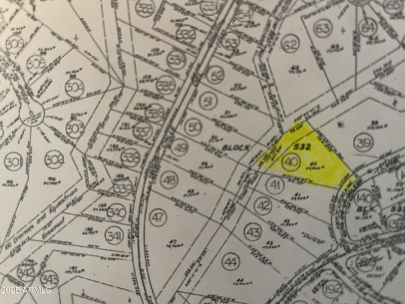 Property map, 1804 Calle Tasa lot 40