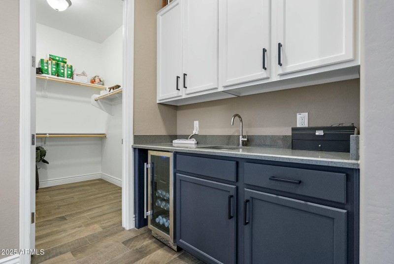 Wet Bar in Primary Bathroom